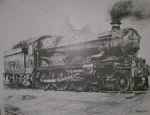 A.L.Hammonds swansea castle gwr steam train