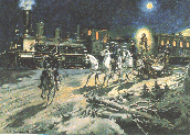 A.L.Hammonds 'King Ludwig II setting off in the Royal Sleigh